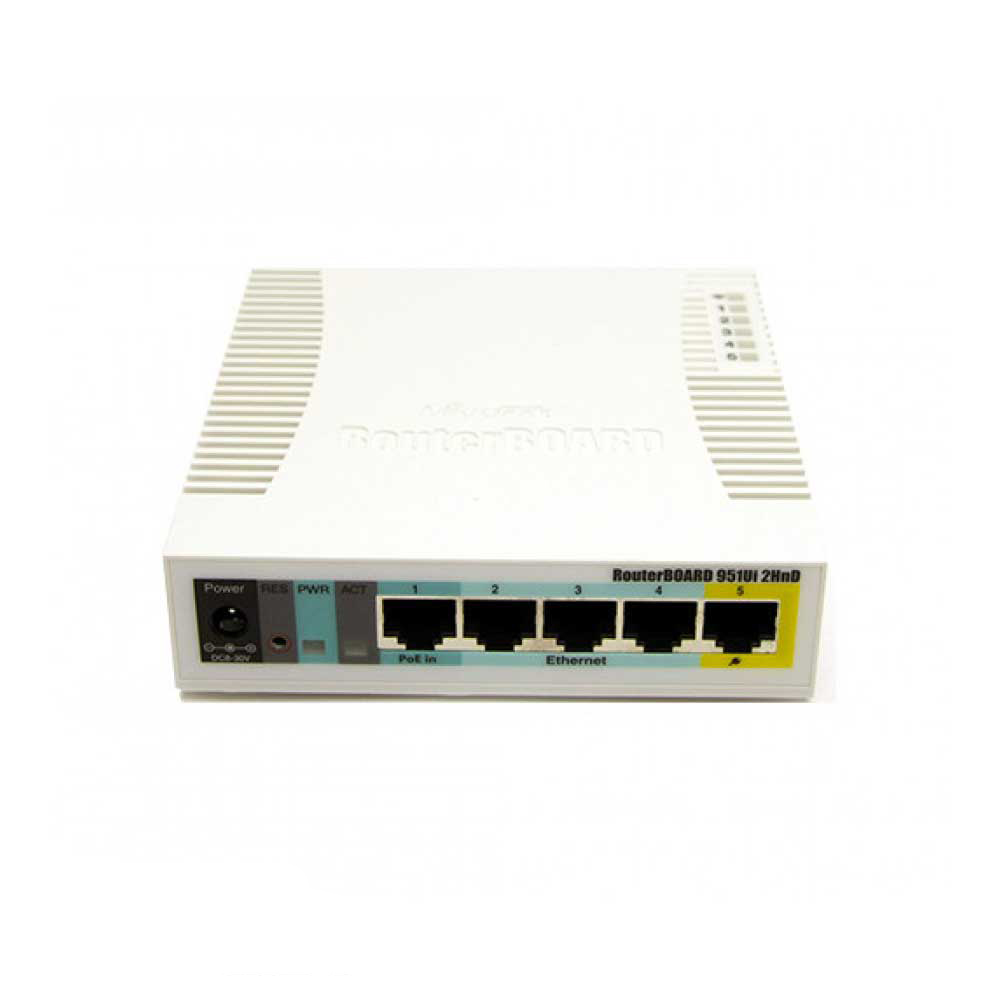 روتر میکروتیک RouterBoard MikroTik RB951-UI-2HnD استوک
